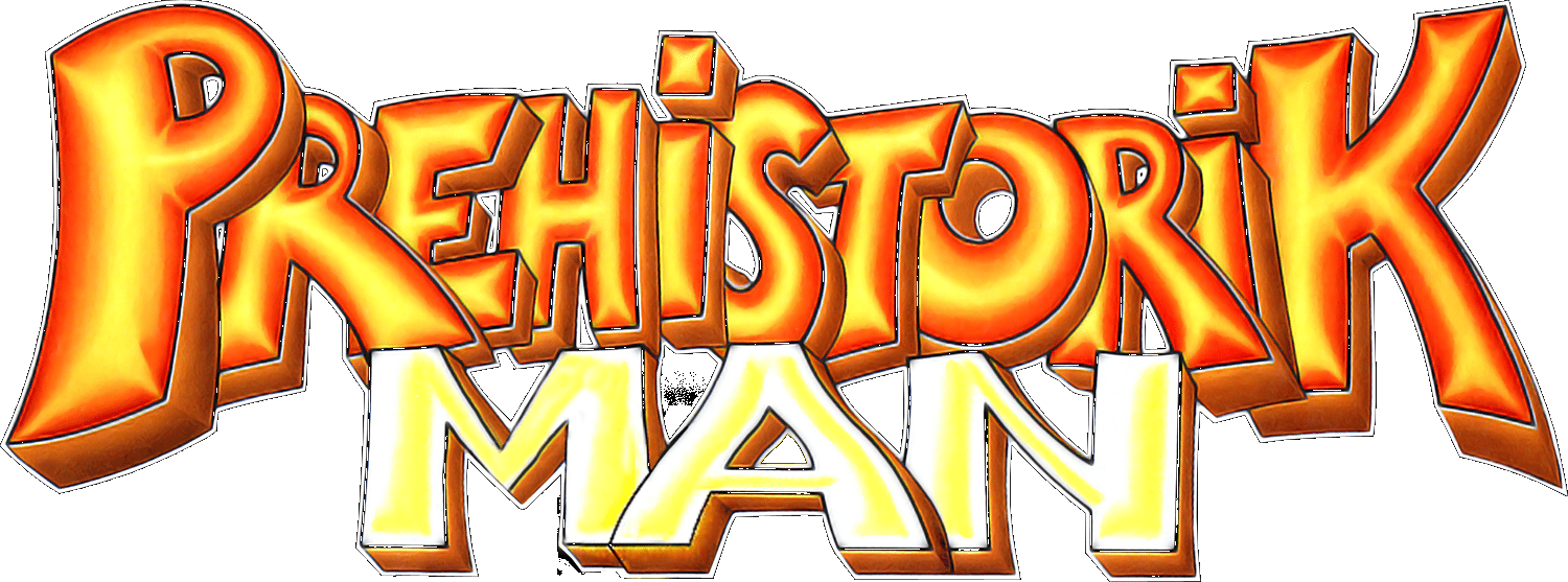 Prehistorik Man logo for Super Nintendo